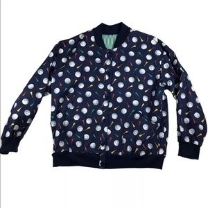 Vintage golf ball & tee golfers size small jacket